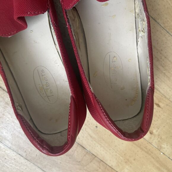 Vintage‎ Talbots Red Womens Loafers Size 5.5 - Picture 4 of 10